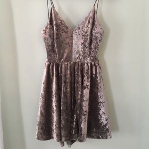 Spence + Noise Crushed Velvet Romper