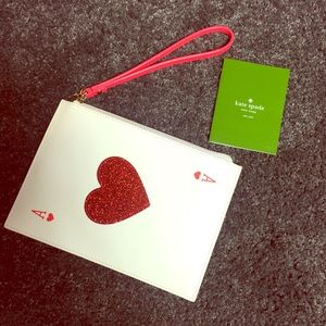 Kate Spade Ace of Hearts wristlet
