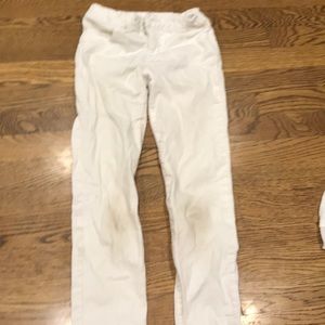 White jeans they’re very comfortable and fun