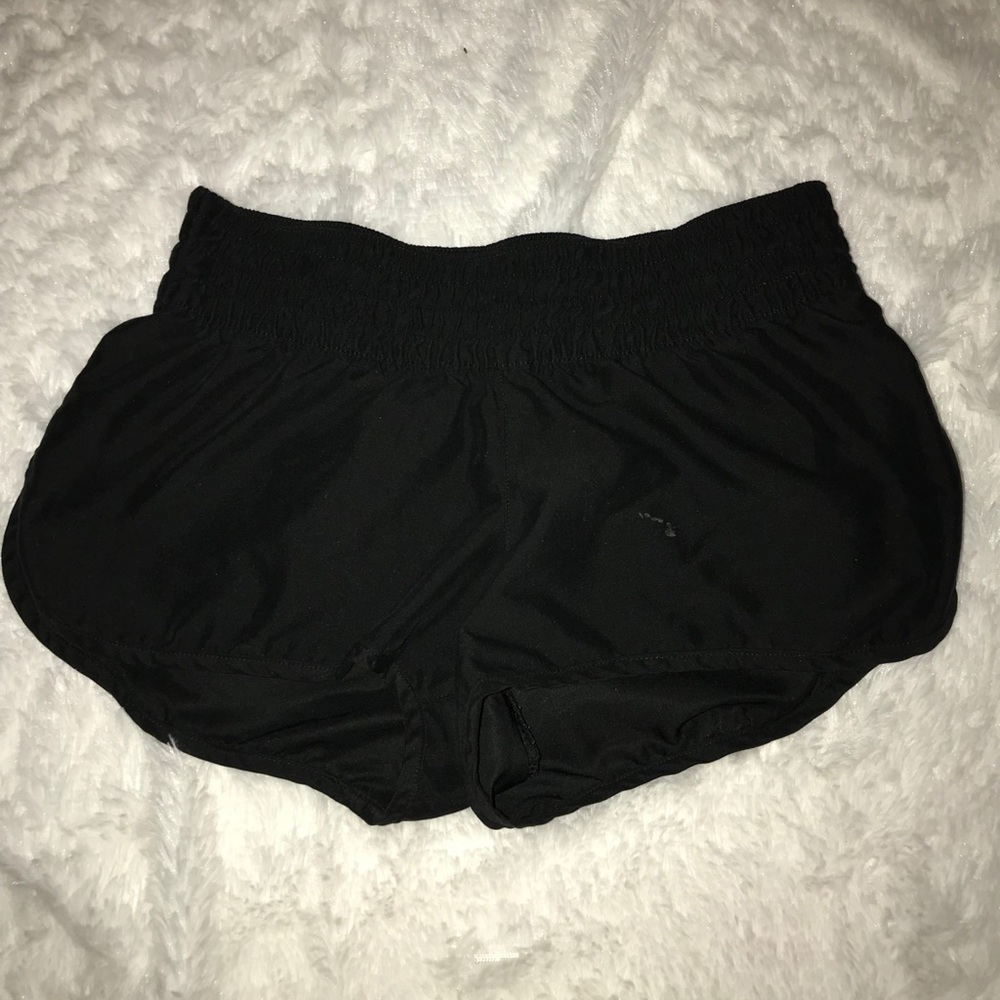 Black swim shorts
