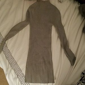 Grey stretchy sweater dress XS/S
