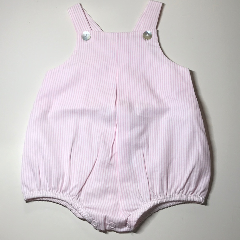 NEW Girandola European Baby Girl Pink Overalls
