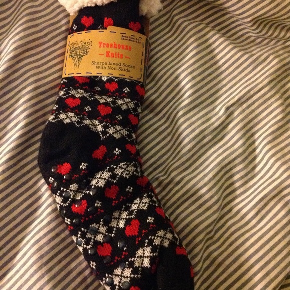 πHP π Cute Sherpa lined long socks - Picture 6 of 7