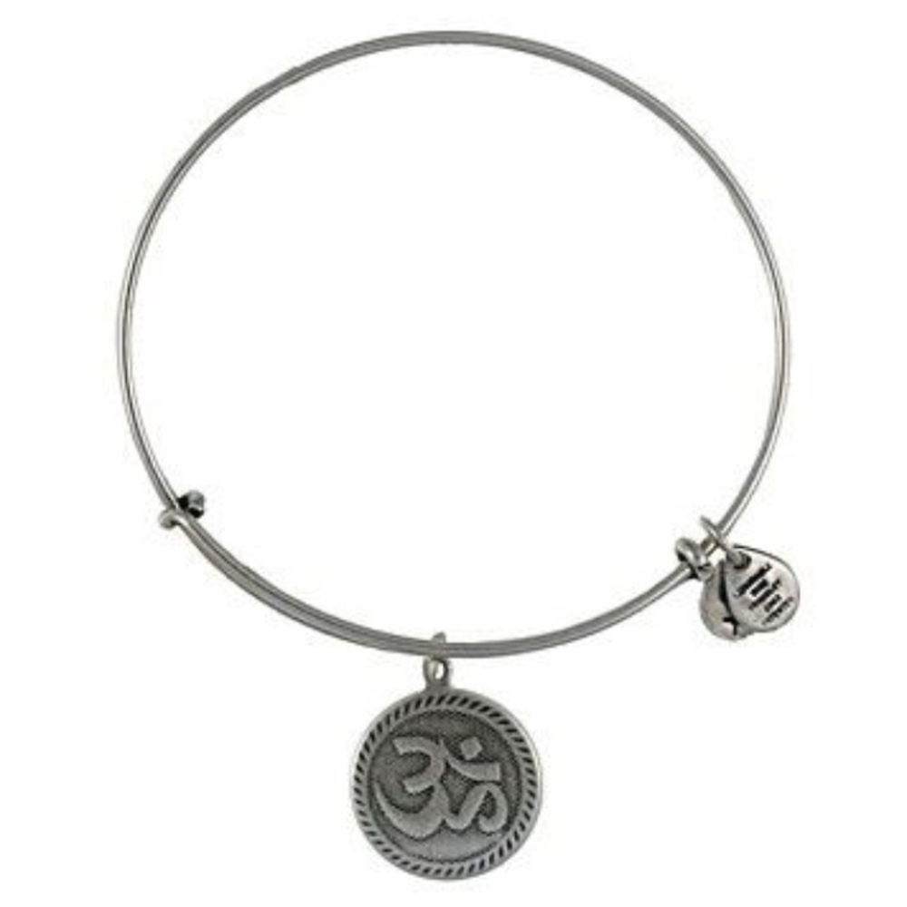 Alex and Ani Silver Om Bracelet