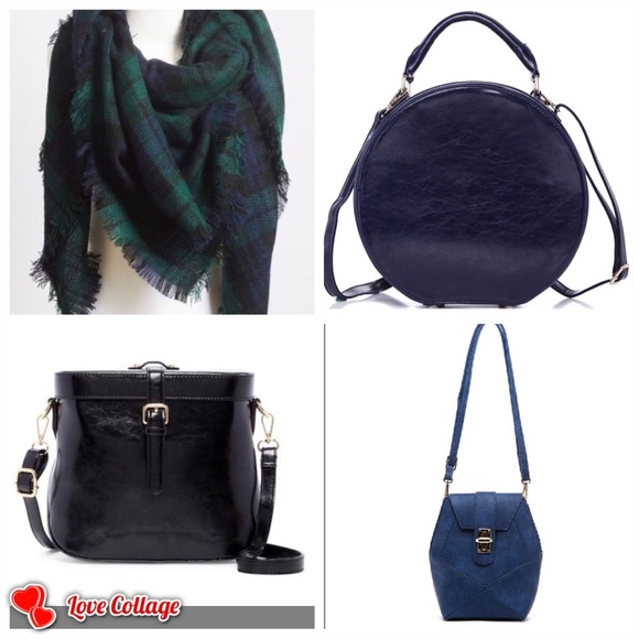 Navy,Green and Black scarf π§£ - Picture 5 of 5