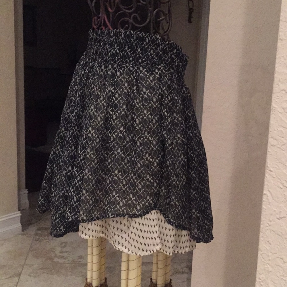 Mini layered skirt from Converse.