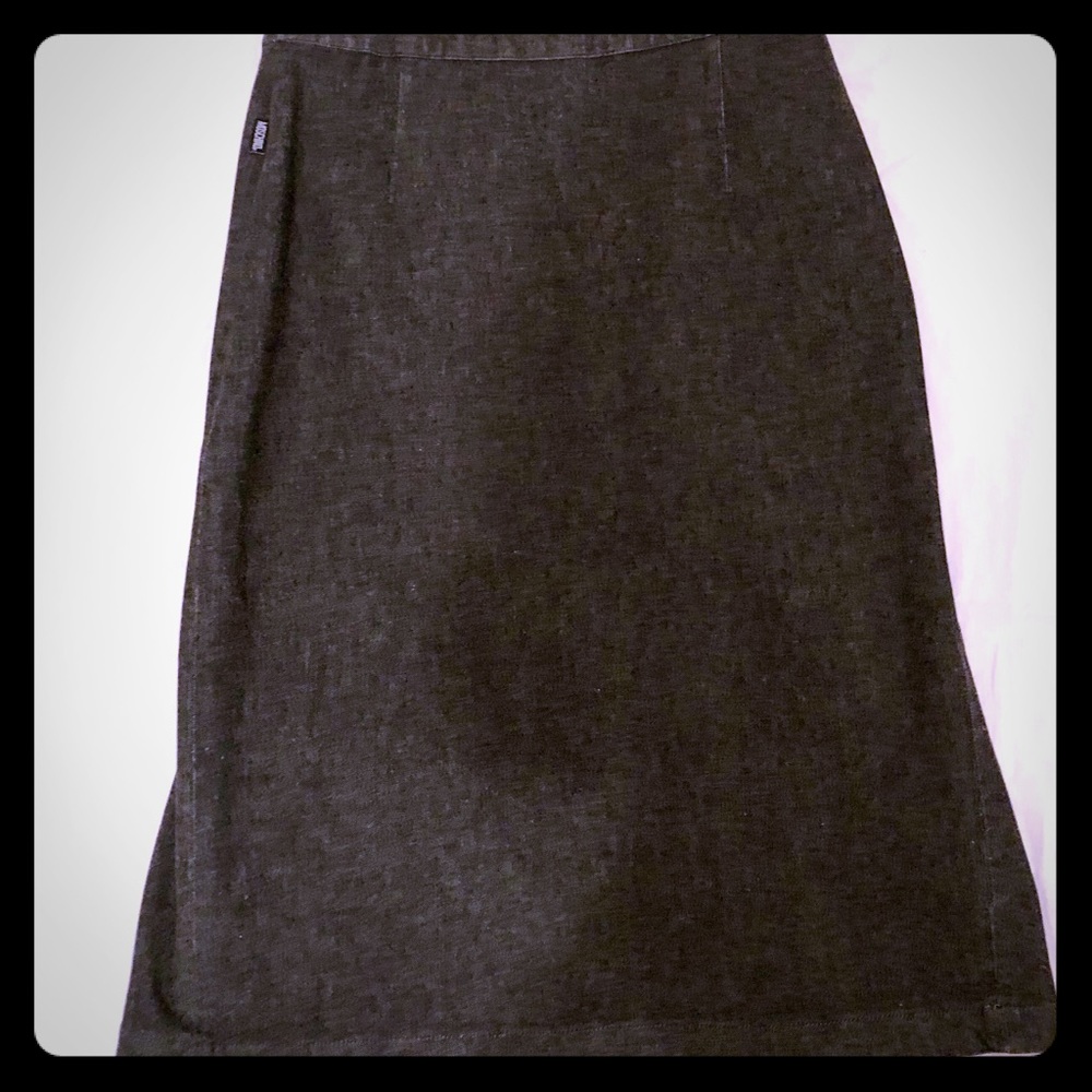 MOSCHINO JEANS VINTAGE DONNA FLARED DENIM SKIRT