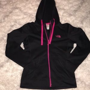 North face zip up jacket