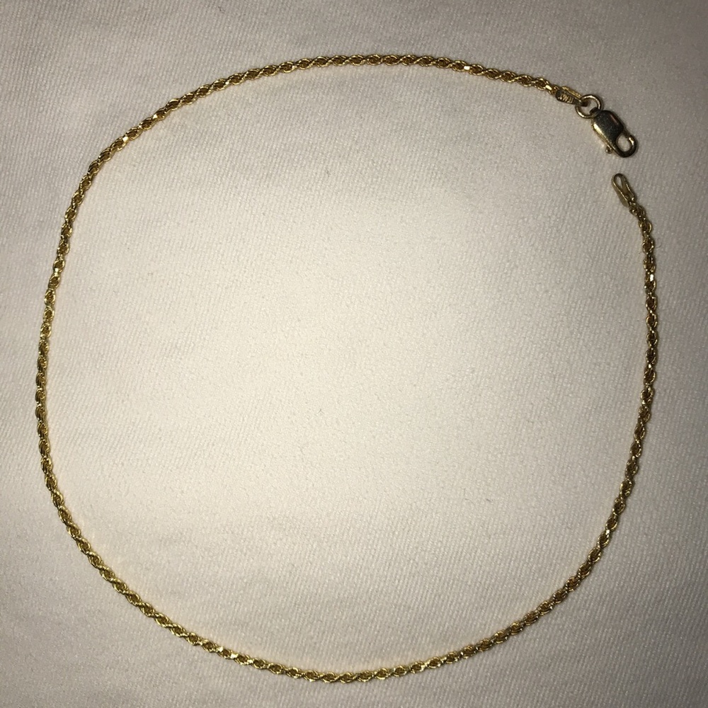 Gold plated choker