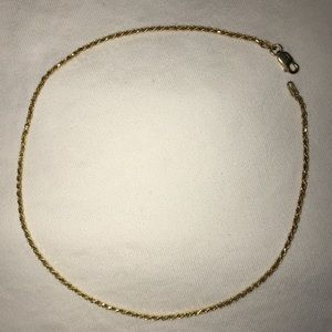 Gold plated choker