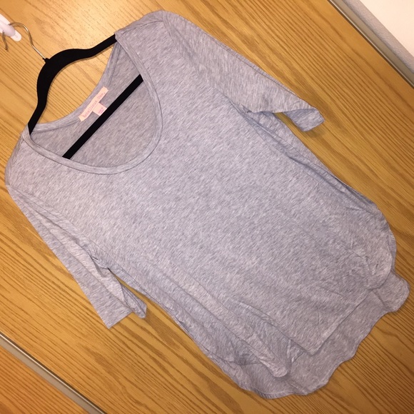 Rebellious One Tops - Rebellious one, Gray mid length sleeve T-shirt