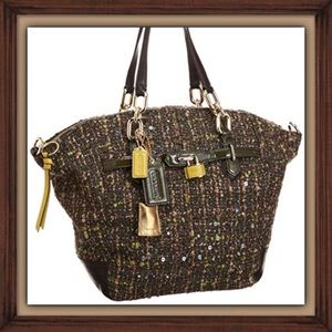 Coach Chelsea Boucle Emerson Convertible Satchel