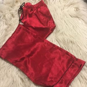 Silk pajama pants