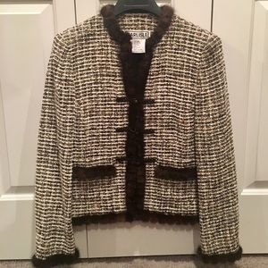 Carlisle Designer Jacket Blazer Mink Accents