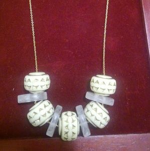 Bead & Clear Necklace