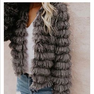 Vici Collection Revolution Faux Fur Jacket
