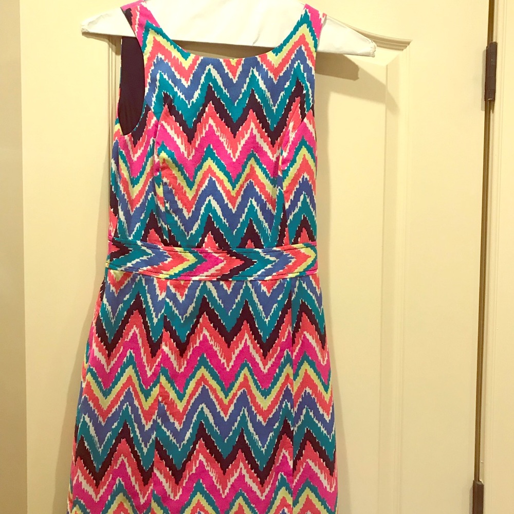 Lilly Pulitzer chevron print dress
