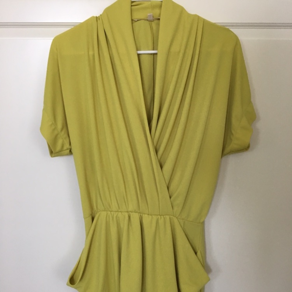 Rachel Roy Yellow Romper XS