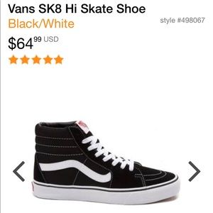 Vans SK8!High SK8 Shoes
