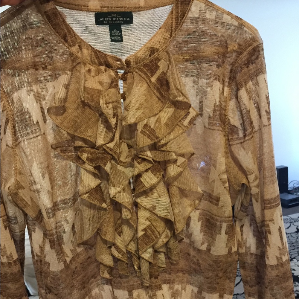 Ralph Lauren ruffle blouse