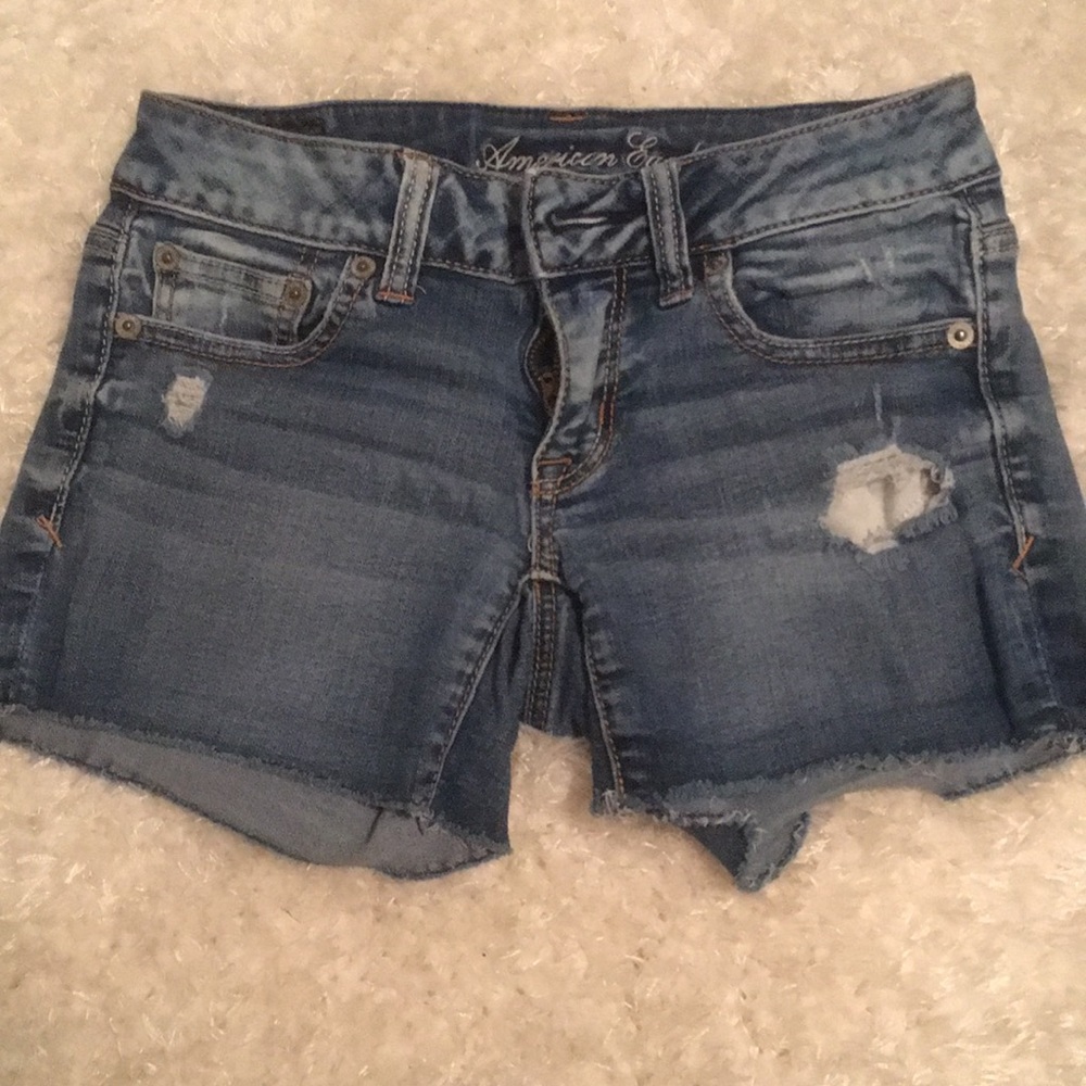 American eagle jean shorts