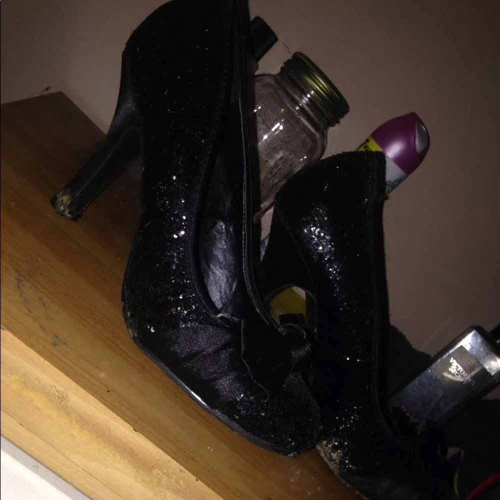 sparkly heels