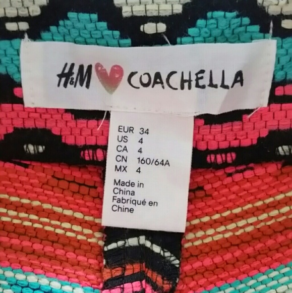 DONATED H&M Coachella Neon High Waisted Shorts - Picture 5 of 5