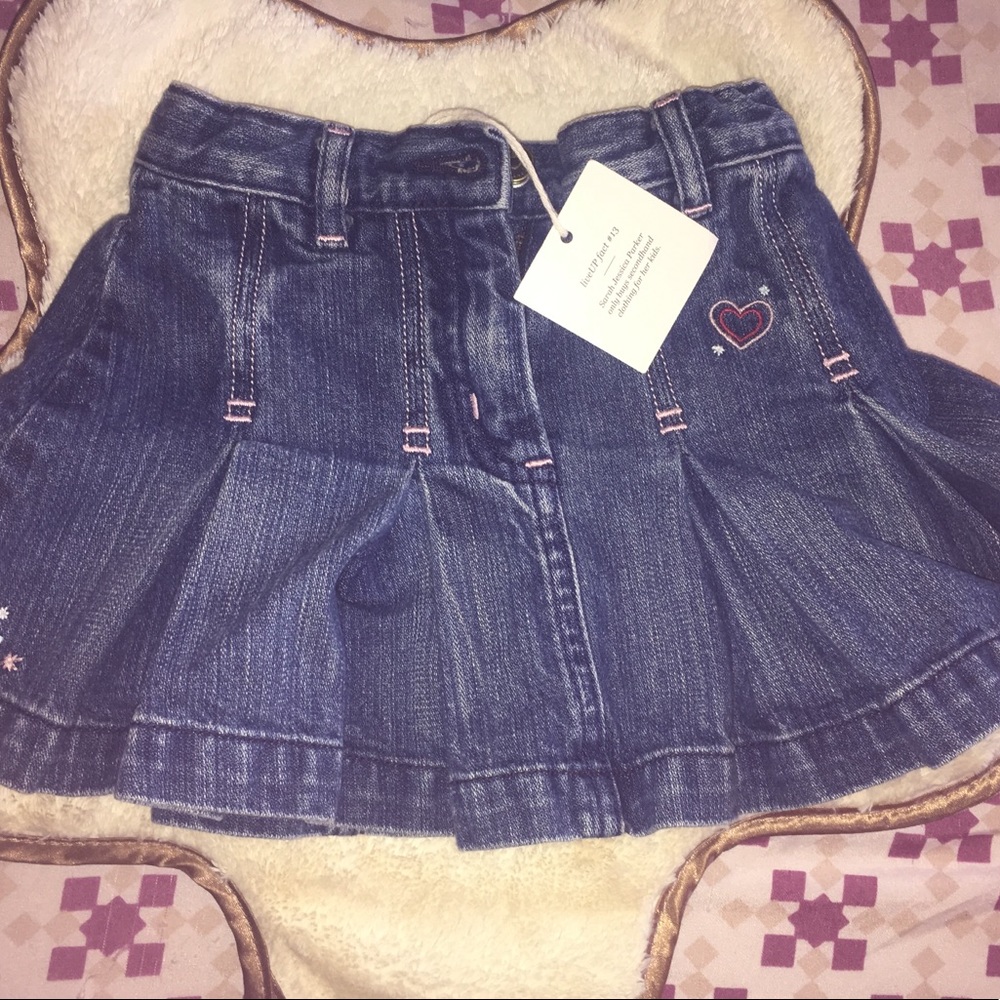 TODDLER GIRL JEAN SKIRT
