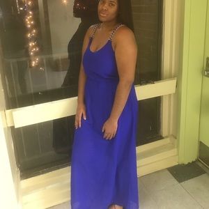 Maxi Dress w/ Chain Straps
