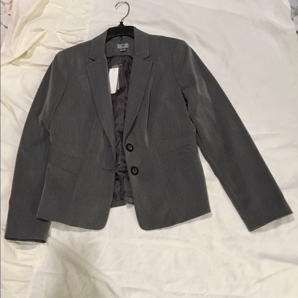 Gray Blazer Jacket.