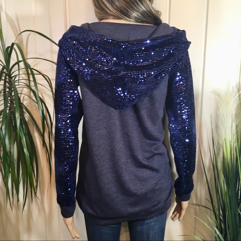 SEQUIN BEAUTIFUL & BLUE - Picture 3 of 8