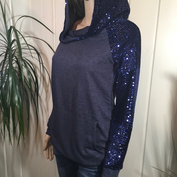 SEQUIN BEAUTIFUL & BLUE - Picture 5 of 8