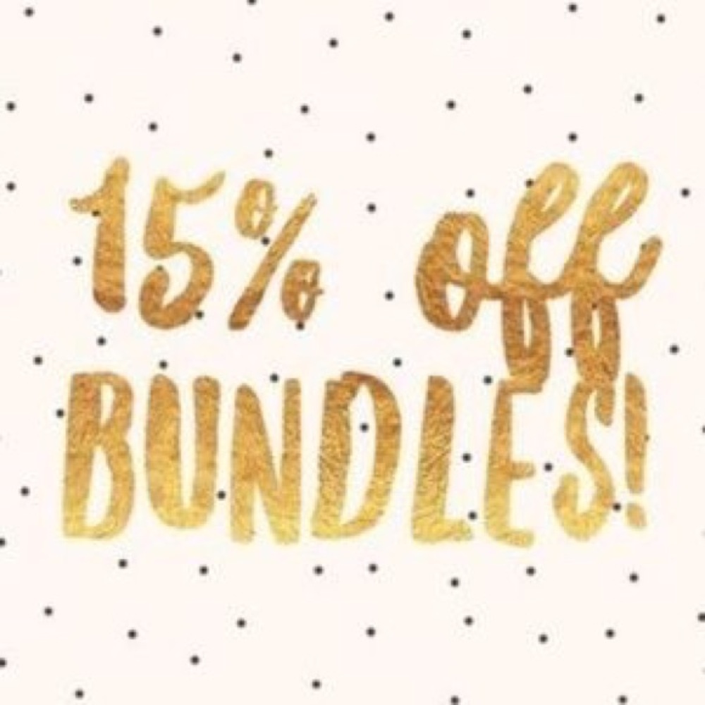 ✨✨15 % off bundles of 2 or more items! ✨✨