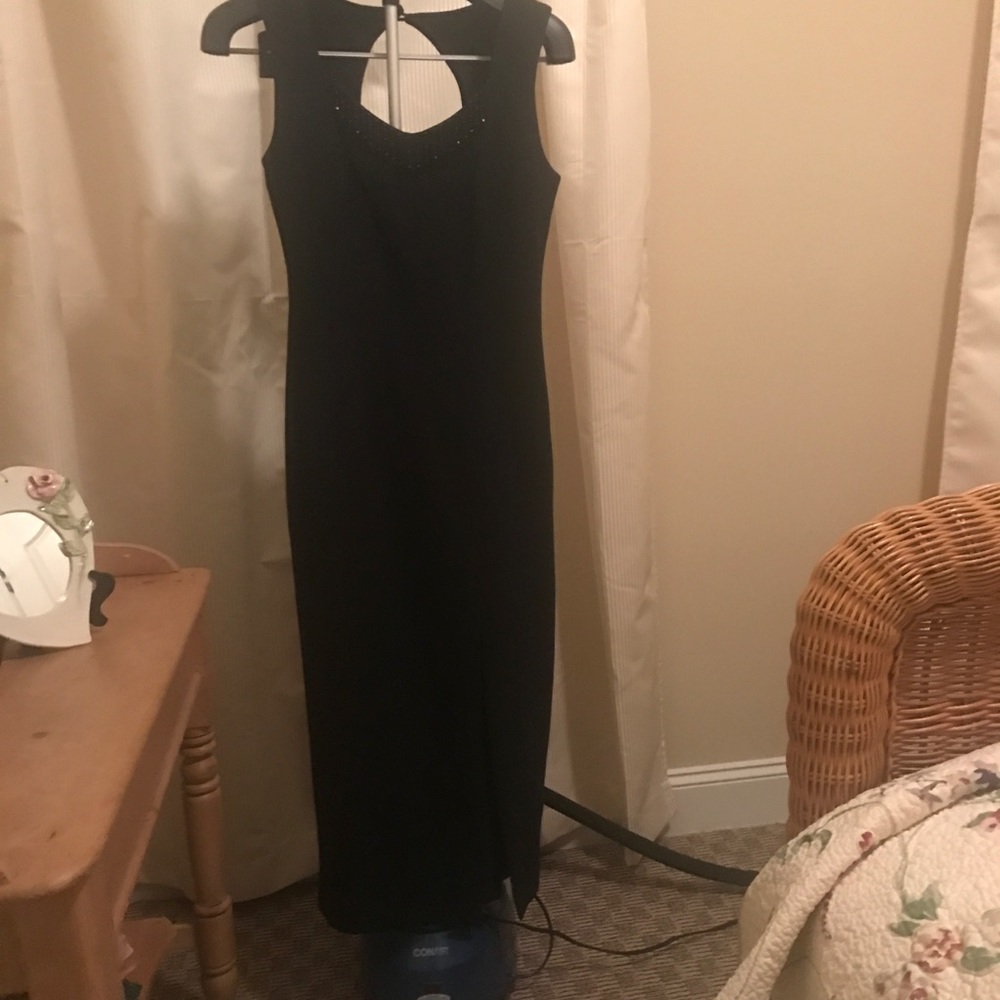 Black cocktail dress