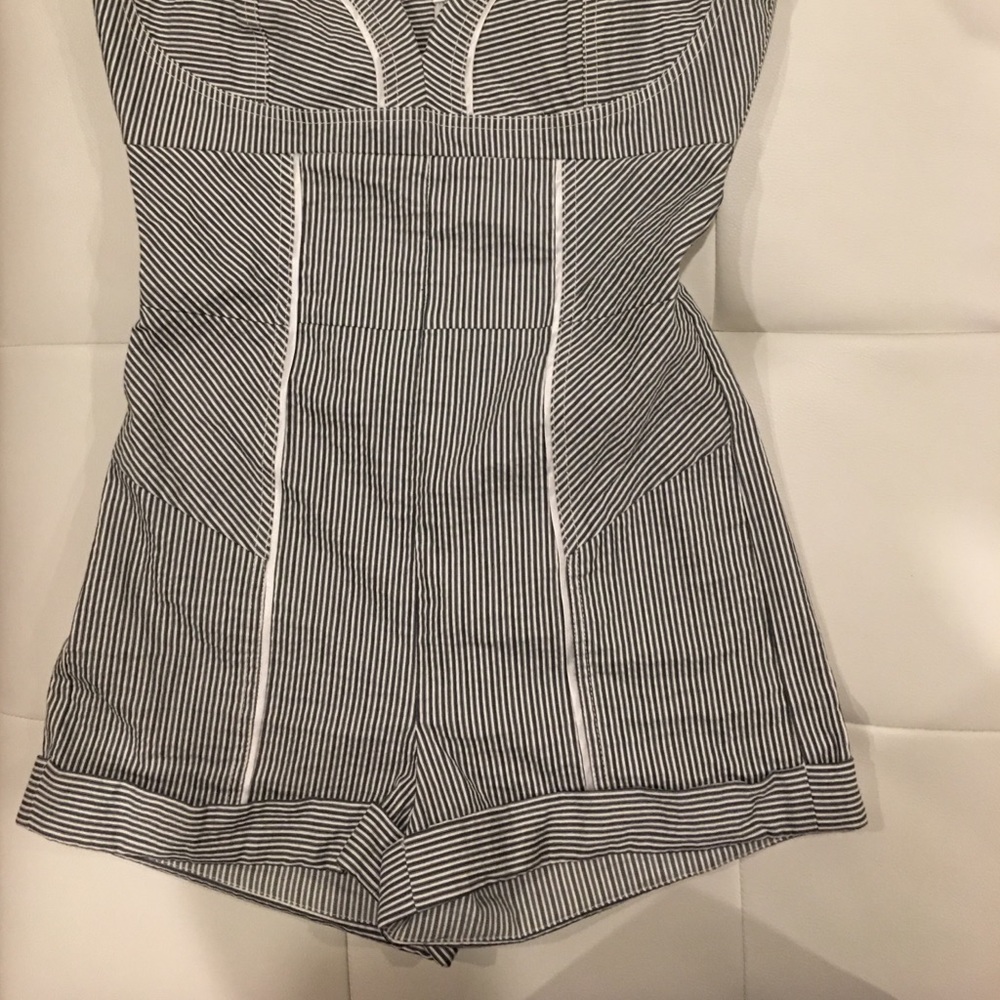 bebe Eva Sailor Romper SZ 6