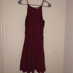 Maroon Dress