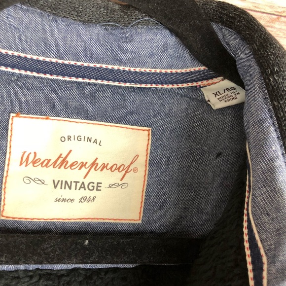 🆕Weatherproof Vintage Sweater Sherpa shirt - Picture 3 of 8