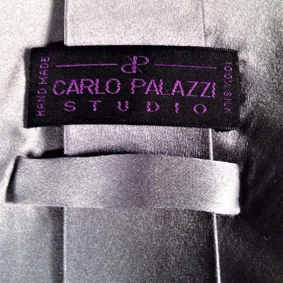 Carlo Palazzi Studio Hand Made 100% Silk Necktie - Picture 5 of 6