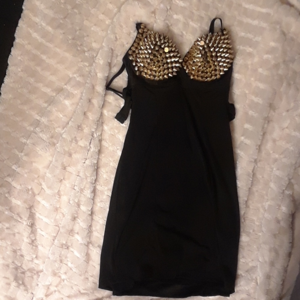 Studded mini dress