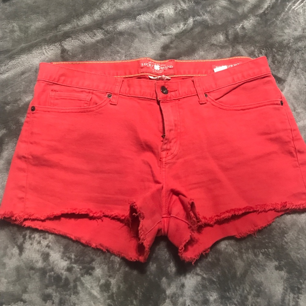 Lucky “Distressed” Denim Shorts