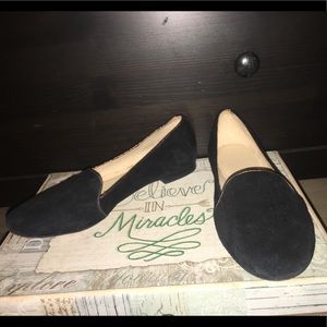 coach new york black flats