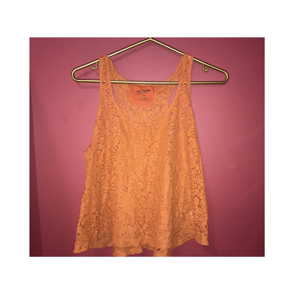 Burnt orange tank blouse
