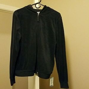 NWT Women's old navy XL terry zip up hoodie