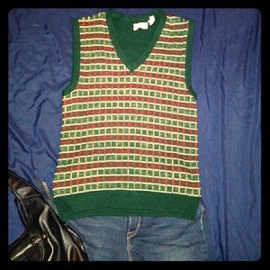 Vintage Cambridge Classics Christmas Sweater Vest