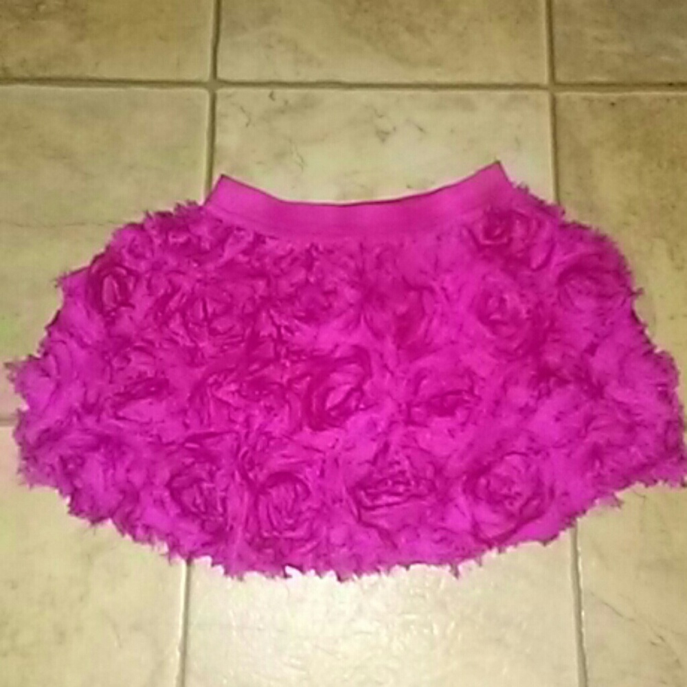 Girls 12m -18m rose skirt pink
