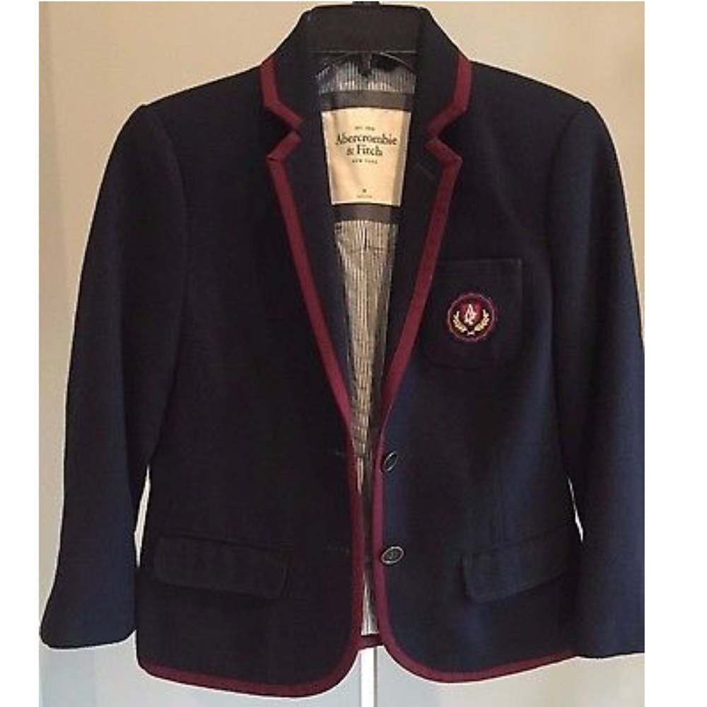 ABERCROMBIE & FITCH Navy Blazer