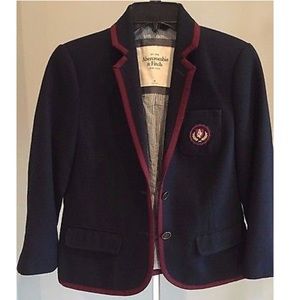 ABERCROMBIE & FITCH Navy Blazer