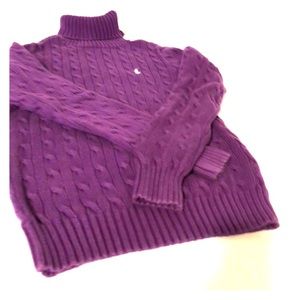 Ralph Lauren Sports cableknit turtleneck sweater