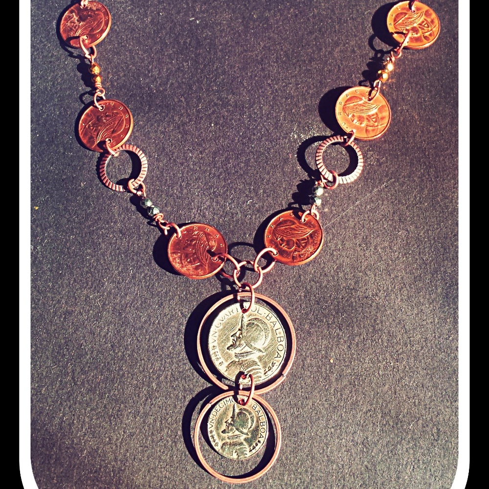 1967-1970 Republic of Panama Coin Necklace