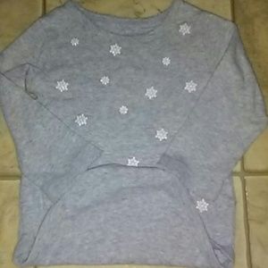 Girls 12m onesie with snowflakes